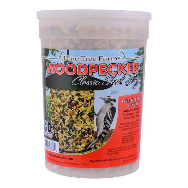 PINE TREE FARMS 76 oz. Woodpecker Classic Wild Bird Seed Food Log