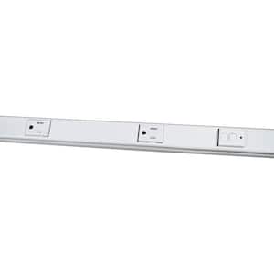 Plugmold 3 ft. 5-Outlet Hardwire GFCI Power Strip with Tamper Resistant Receptacles, White