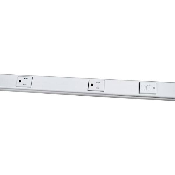 Legrand Plugmold 5 ft. 9-Outlet Hardwire GFCI Power Strip with Tamper Resistant Receptacles, White