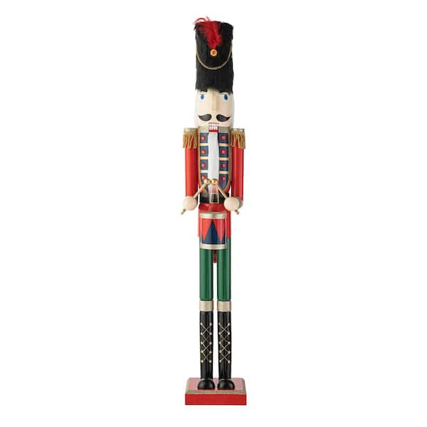 42 in. H Wooden Christmas Soldier Nutcracker