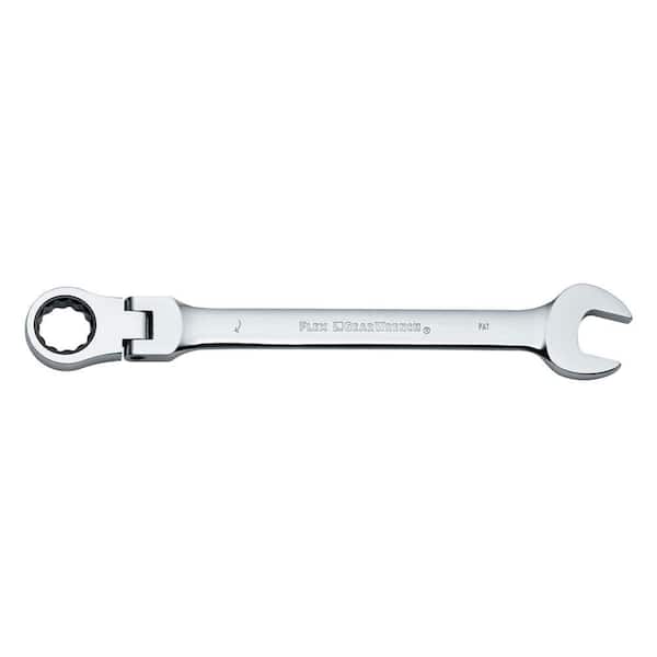 GEARWRENCH 22mm Metric 72-Tooth Flex Head Combination Ratcheting Wrench