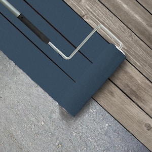 1 gal. #S500-7 Infinite Deep Sea Textured Low-Lustre Enamel Interior/Exterior Porch and Patio Anti-Slip Floor Paint