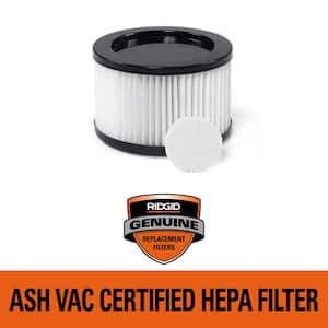 Dry Vac Filter Kit with Replacement Dry Pick-up Only HEPA Material and Cloth Filters for RIDGID Ash Vacuum, DV0510