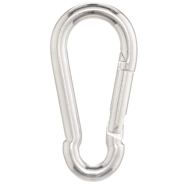 Hardware Essentials 1/2 in. Opening x 3-5/8 in. Length Zinc-Plated Safety  Spring Snap Link (10-Pack) 321658.0 - The Home Depot
