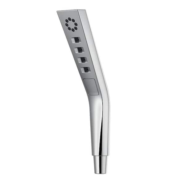 Delta 3-Spray Patterns 1.75 GPM 1.81 in. Wall Mount Handheld Shower Head with H2Okinetic in Lumicoat Chrome
