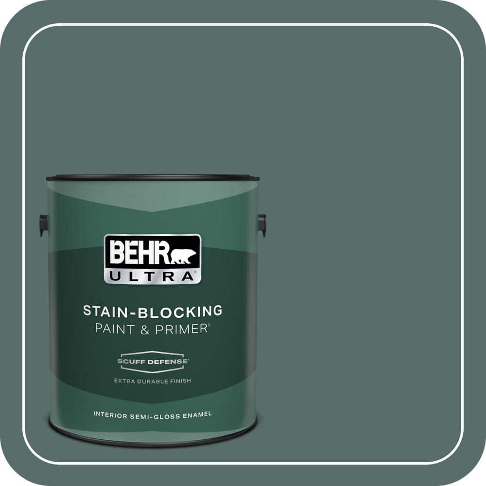 1 gal. #N430-6 Meteorological Extra Durable Semi-Gloss Enamel Interior Paint & Primer price history on PriceWatchPro