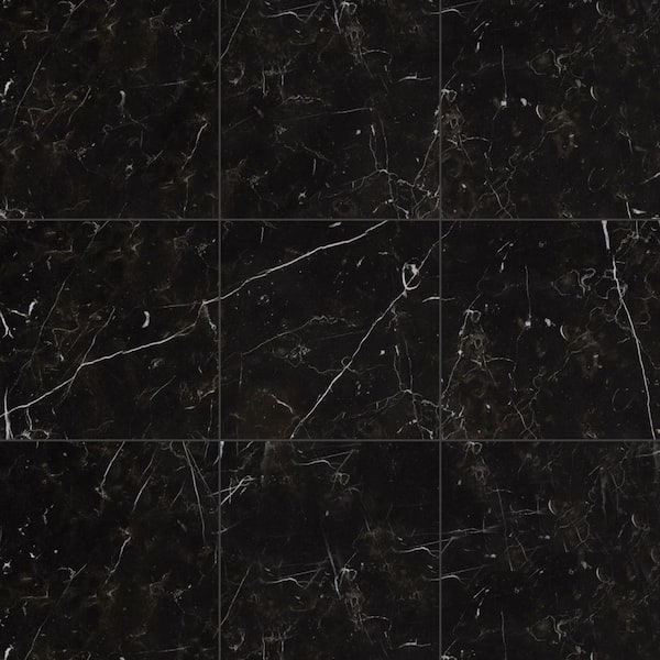 MSI Regallo Marquina Noir 24 in. x 24 in. Polished Porcelain Floor and Wall Tile (40-Cases/465.12 sq. ft./Pallet)