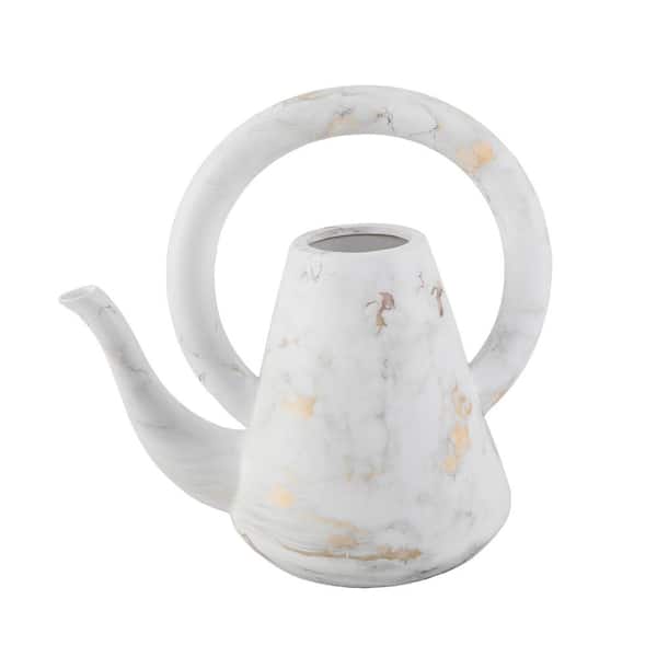 Flora Bunda 10 in. Loop Ceramic Watering Can, MTBK