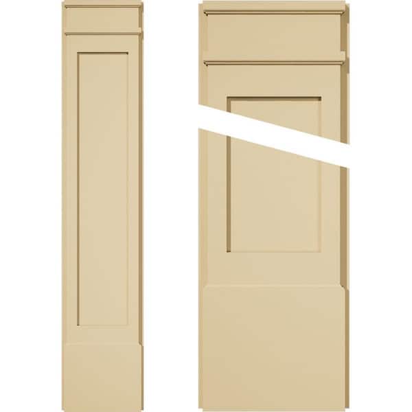 Ekena Millwork 2 in. D x 12 in. W x 60 in. L Primed Polyurethane Pilaster 1- Pack