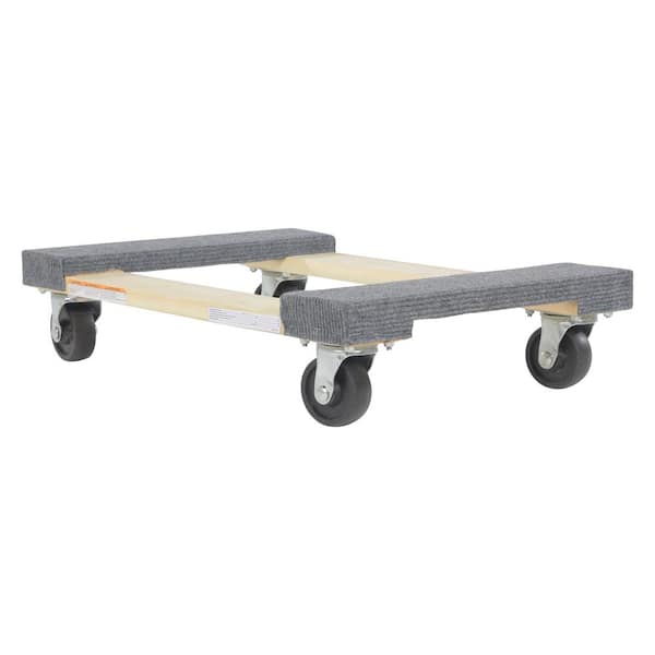 WEN 721830 1000-Pound Capacity 18-by-30-Inch Hardwood Movers Dolly 2-Pack