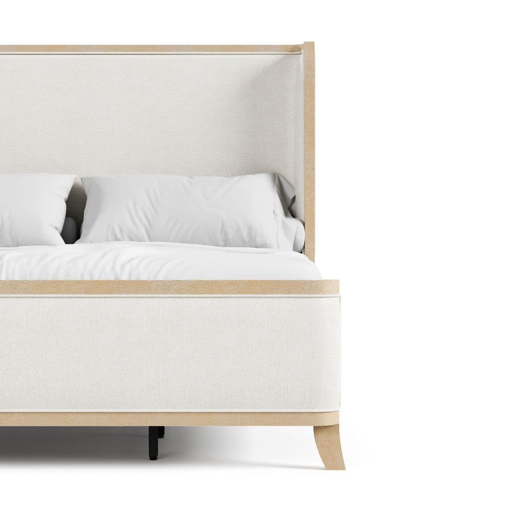Ellington Brown Wood Frame King Panel Bed with Solid Wood - thumbnail 8