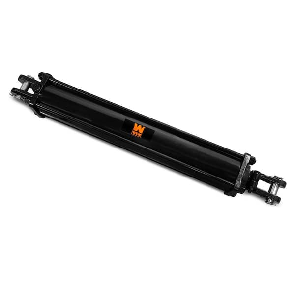 WEN 2500 psi Tie Rod Hydraulic Cylinder with 4 in. Bore and 24 in. Stroke