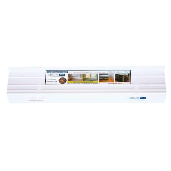 SureSill 3-1/4 in. x 80 in. PVC Sloped Sill Pan Flashing for Sliding Doors (Case of 10)