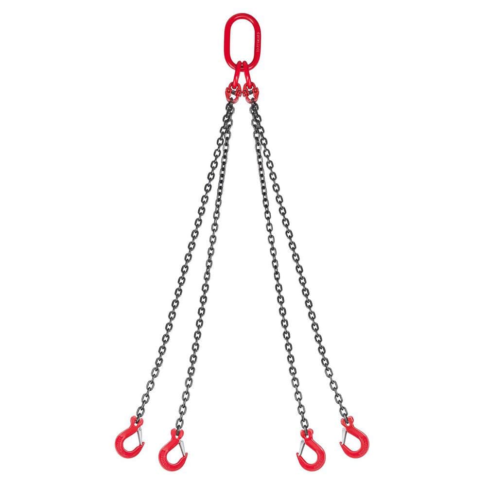 Chain Sling, 1/4 in. x 5 ft. Lifting Chains with 4 Leg Grab Hooks, G80 Alloy Steel Lifting Sling, 6600 lbs. Capacity price history on PriceWatchPro