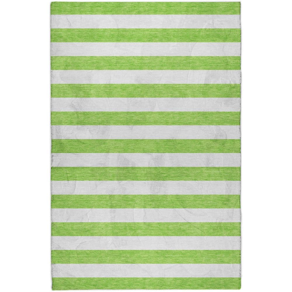 Dream Shag Premium Machine Washable Abstract ADS528 Lime 8 ft. x 10 ft. Area Rug price history on PriceWatchPro