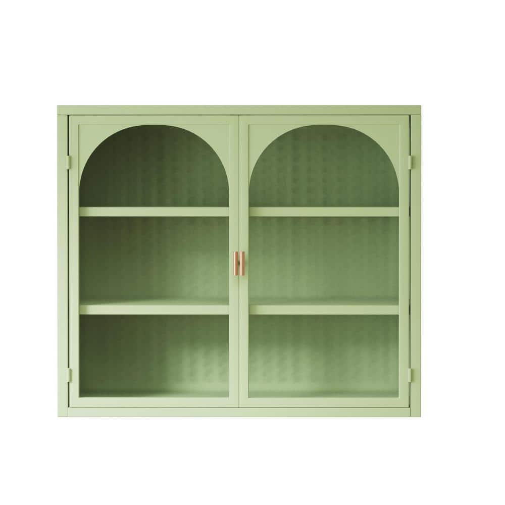 WELLFOR Woven 28 in. W x 9 in. D x 24 in. H Bathroom Storage Wall ...