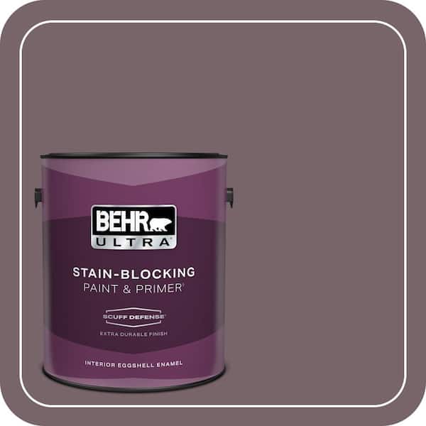 BEHR ULTRA 1 gal. #100F-6 Plum Shade Extra Durable Eggshell Enamel Interior Paint & Primer