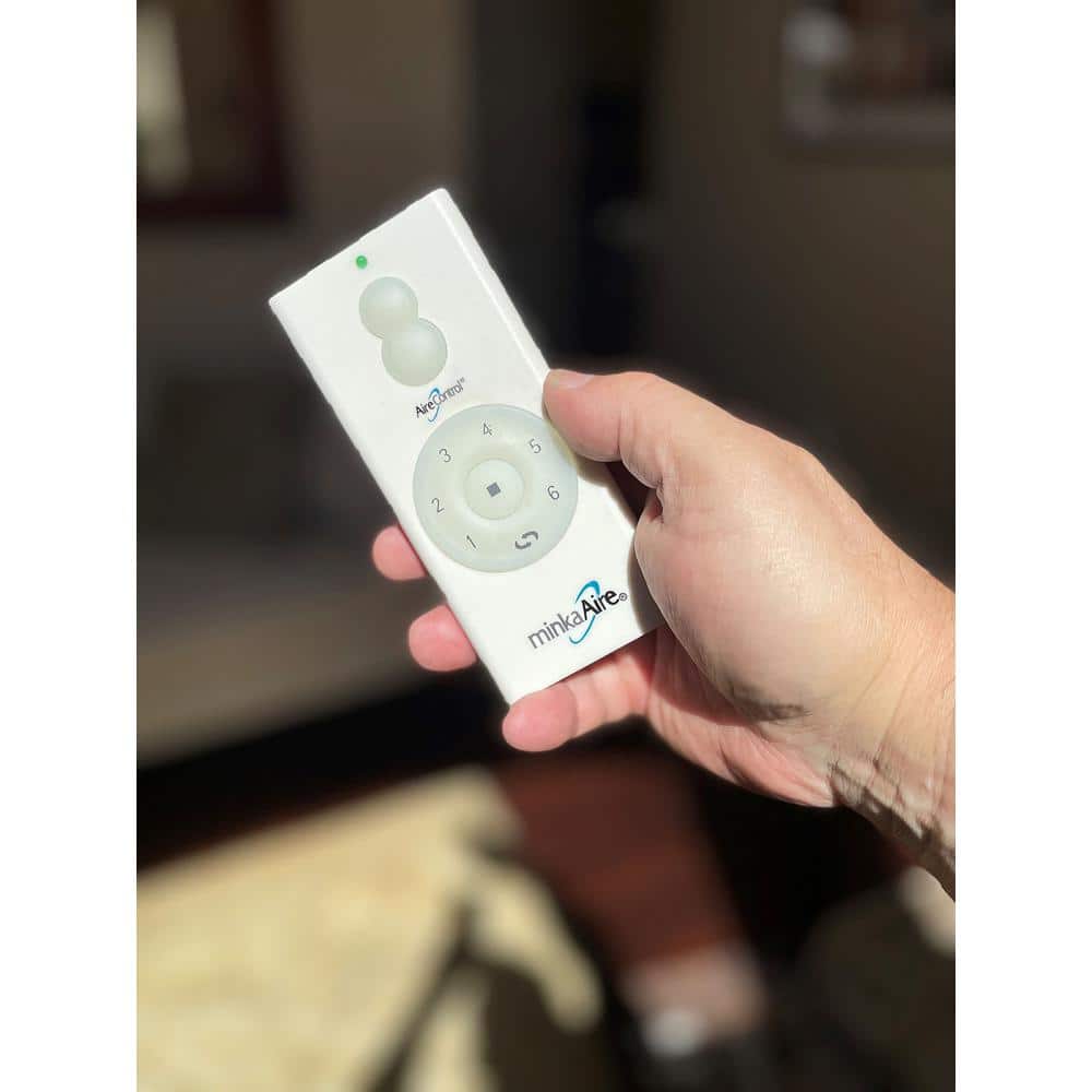 White 6-Speed Hand-Held Remote Control for Ceiling Fans