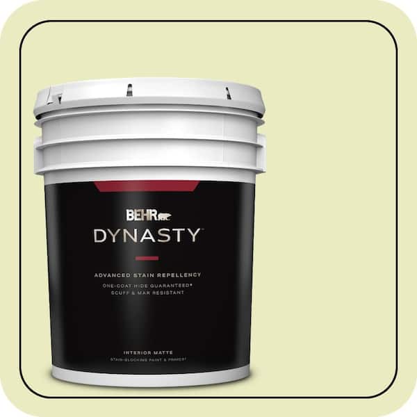 BEHR DYNASTY 5 gal. #410C-2 Feldspar Matte Interior Stain-Blocking Paint & Primer