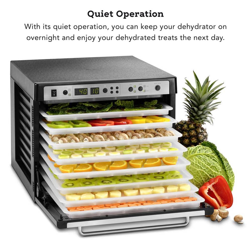 Tribest Sedona Combo Food Dehydrator with BPA-Free Plastic Trays – Black