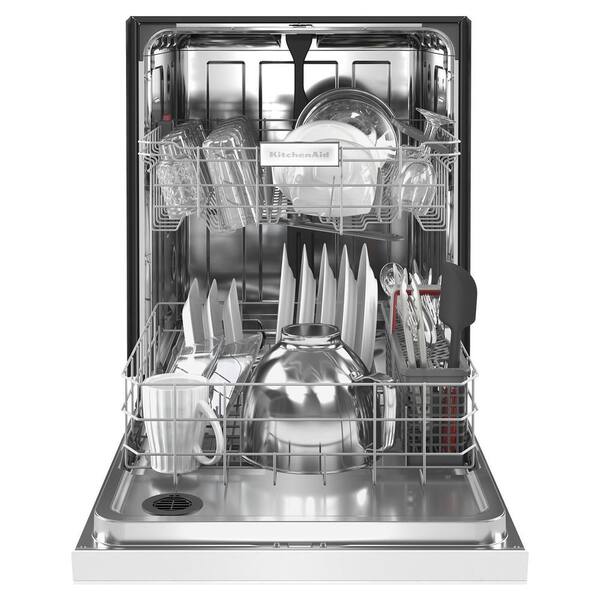 KitchenAid KUDD01SSSS 24 Single Drawer Dishwasher with 5 Cycles, 2  Options, Hi-Temp Scrub, Heavy, Light/Gentle, Quick Wash & Rinse Only:  Stainless Steel