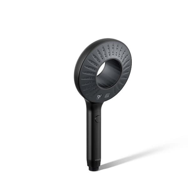 KOHLER Spaviva 2-Spray Wall Mount Handheld Shower Head 2.5 GPM in Matte Black