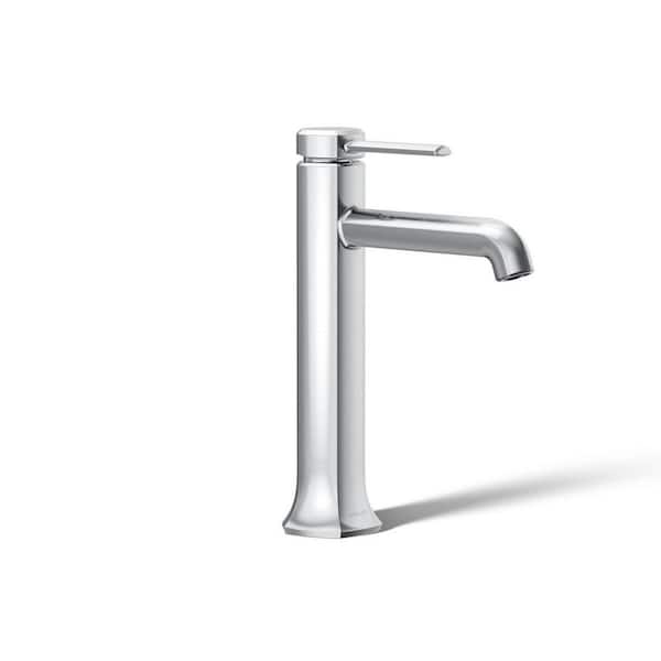 KOHLER Occasion Tall Single-Handle Single Hole Bathroom Faucet in Polished Chrome