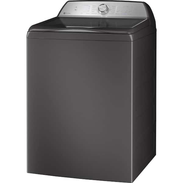 GE - Profile 4.9 cu. ft. High-Efficiency Smart Top Load Washer in Diamond Gray with Microban Technology, ENERGY STAR