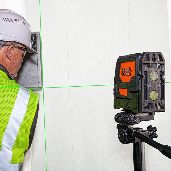 Klein Tools Laser Level, Self-Leveling Green Cross-Line and Red