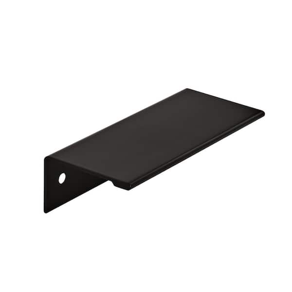 Amerock Edge Pull Collection 3 in (76 mm) Matte Black Drawer Pull (10-Pack)