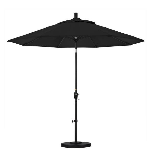 Black sunbrella patio umbrella Clearance