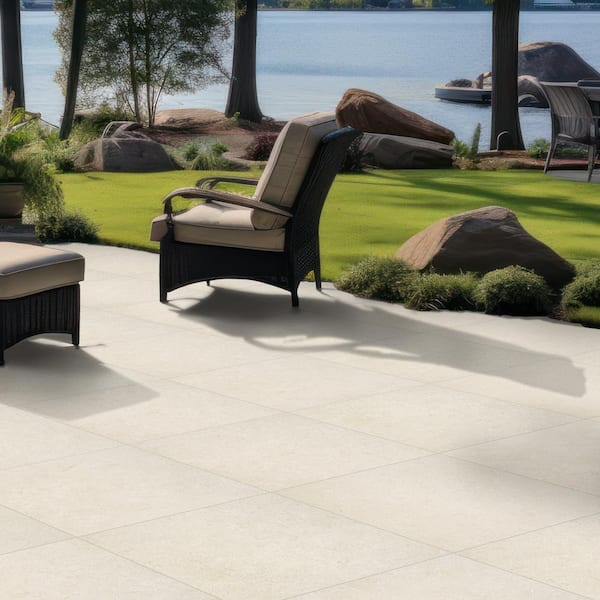 ★STONE ★ [Stone ] 24SS 801523757 V0164/ Logo P Concrete Stepping Stone Gray 24 in. x 24 in | SiteOne US