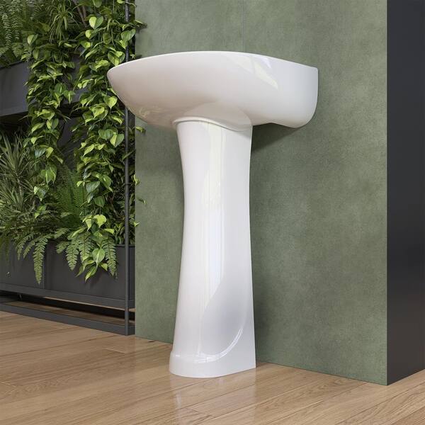 st tail  ナイデッカー CASCADE W WHITE 23 NTQ 20 in. W x 17 in. D Vitreous China U-Shaped Vessel Sink
