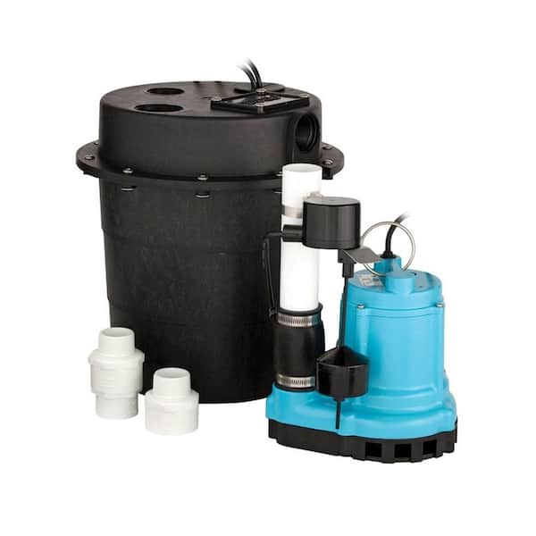 Little Giant 0.4 hp. WRS-9 Compact Drainosaur Water Removal Pump System