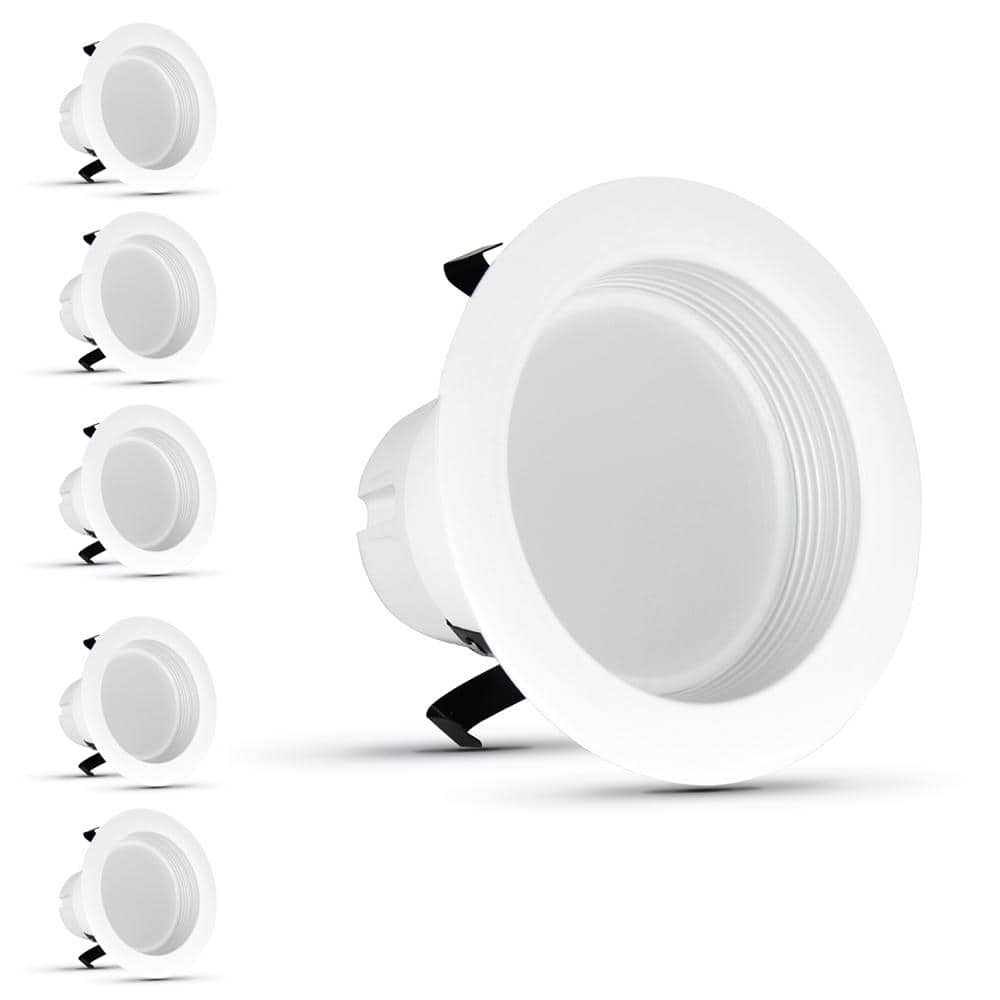 4 in. 650 Lumens 2700K Soft White Dimmable Integrated LED Retrofit Recessed