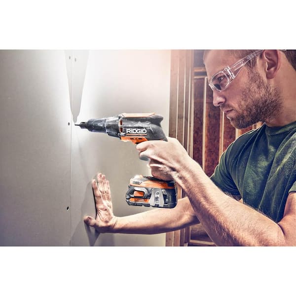 Details about   RIDGID 18V 1/4" Brushless Cordless Drywall Screwdriver with Collated Attachment 