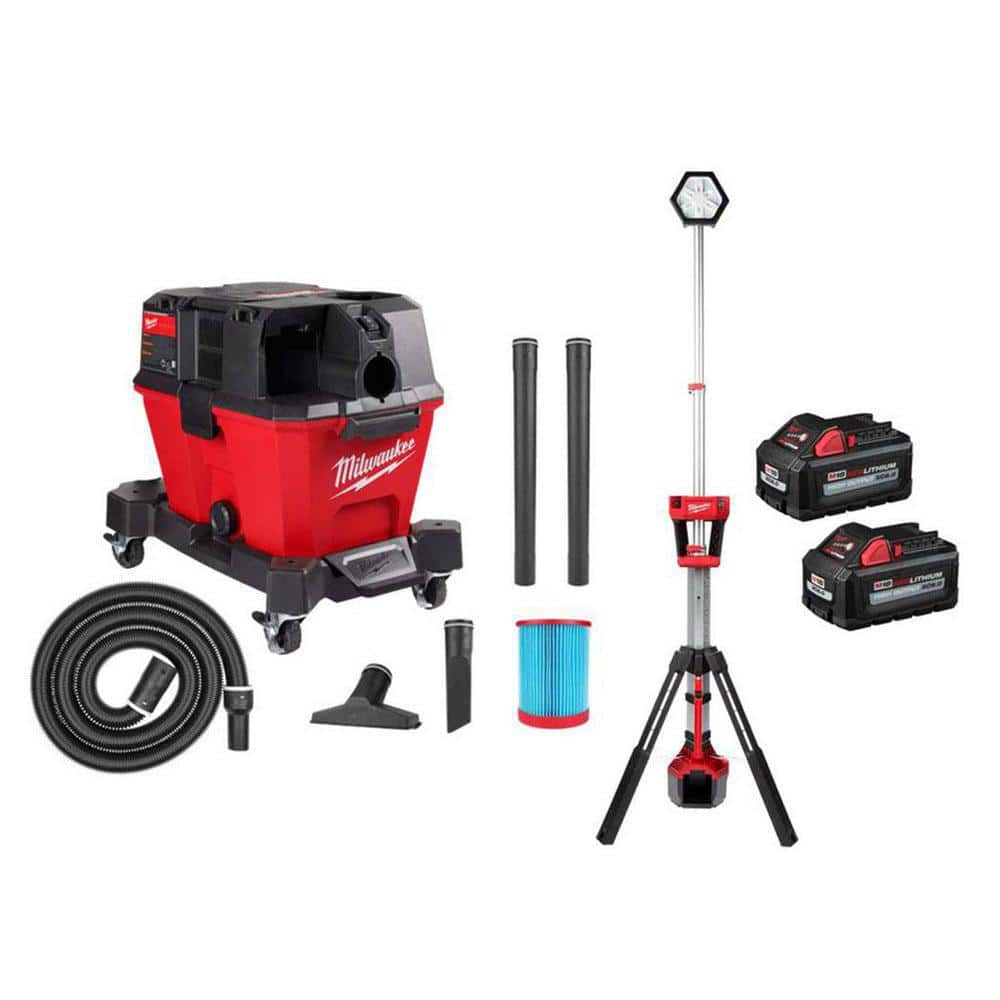 Milwaukee M18 FUEL 6 Gal. Cordless Wet/Dry Shop Vacuum & Rocket