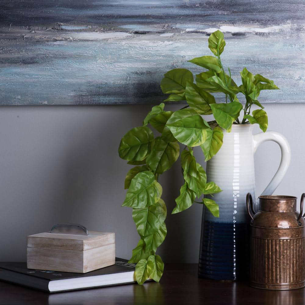 EverGreen 24" Lush Pothos Vine Arrangement - Outdoor Friendly, Pack of 2