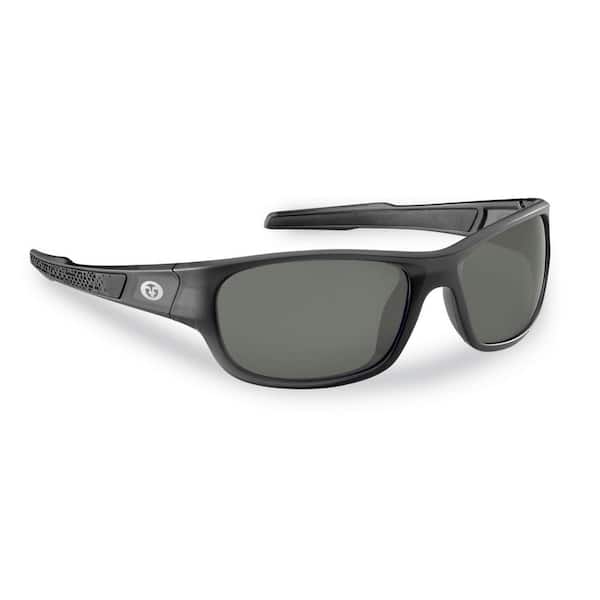 Flying Fisherman Last Cast Polarized Sunglasses in Granite Frame with Smoke  Lens 7877GS - The Home Depot