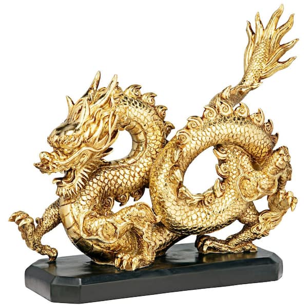 Design Toscano Emperor's Golden Dragon Asian Novelty Statue