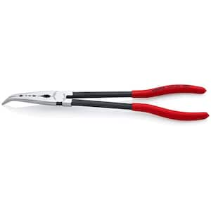 Milwaukee 932464564 VDE Long Round Nose Pliers 205mm, Red 