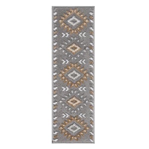 Traditional Collection Beige 9 in. x 28 in. Polypropylene Stair Tread Cover (Set of 7)