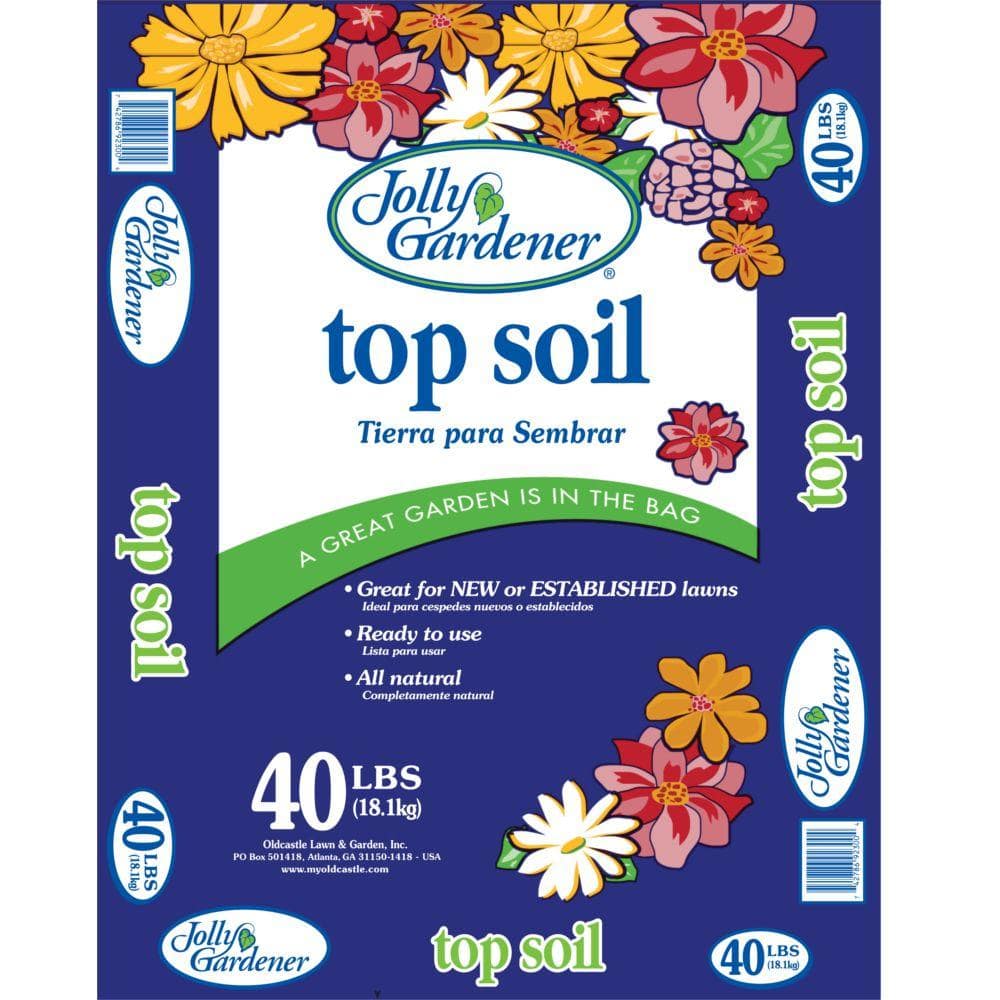 Jolly Gardener 40 lb. Top Soil BG40#TSJG - The Home Depot