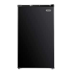 BLACK+DECKER BCRK17B Compact Refrigerator Energy Star Single Door Mini  Fridge with Freezer, 1.7 Cubic Feet, Black
