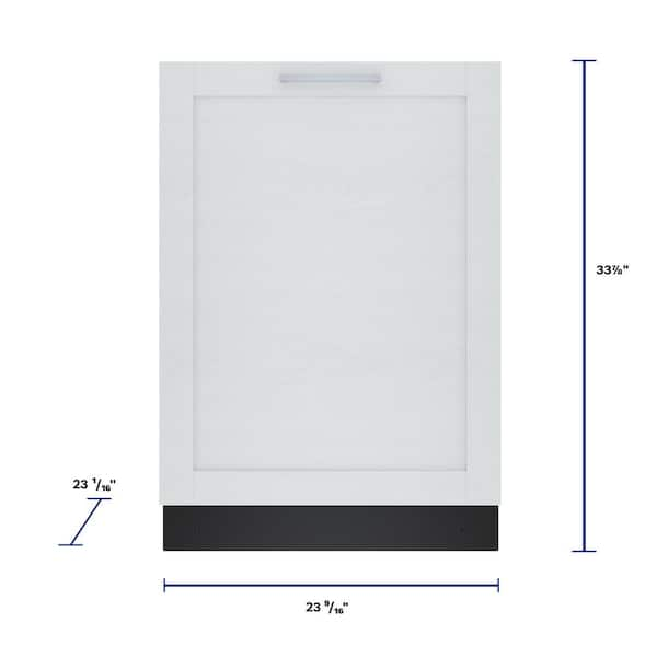 Bosch 800 Series 24 in. Custom Top Control Tall Tub Dishwasher