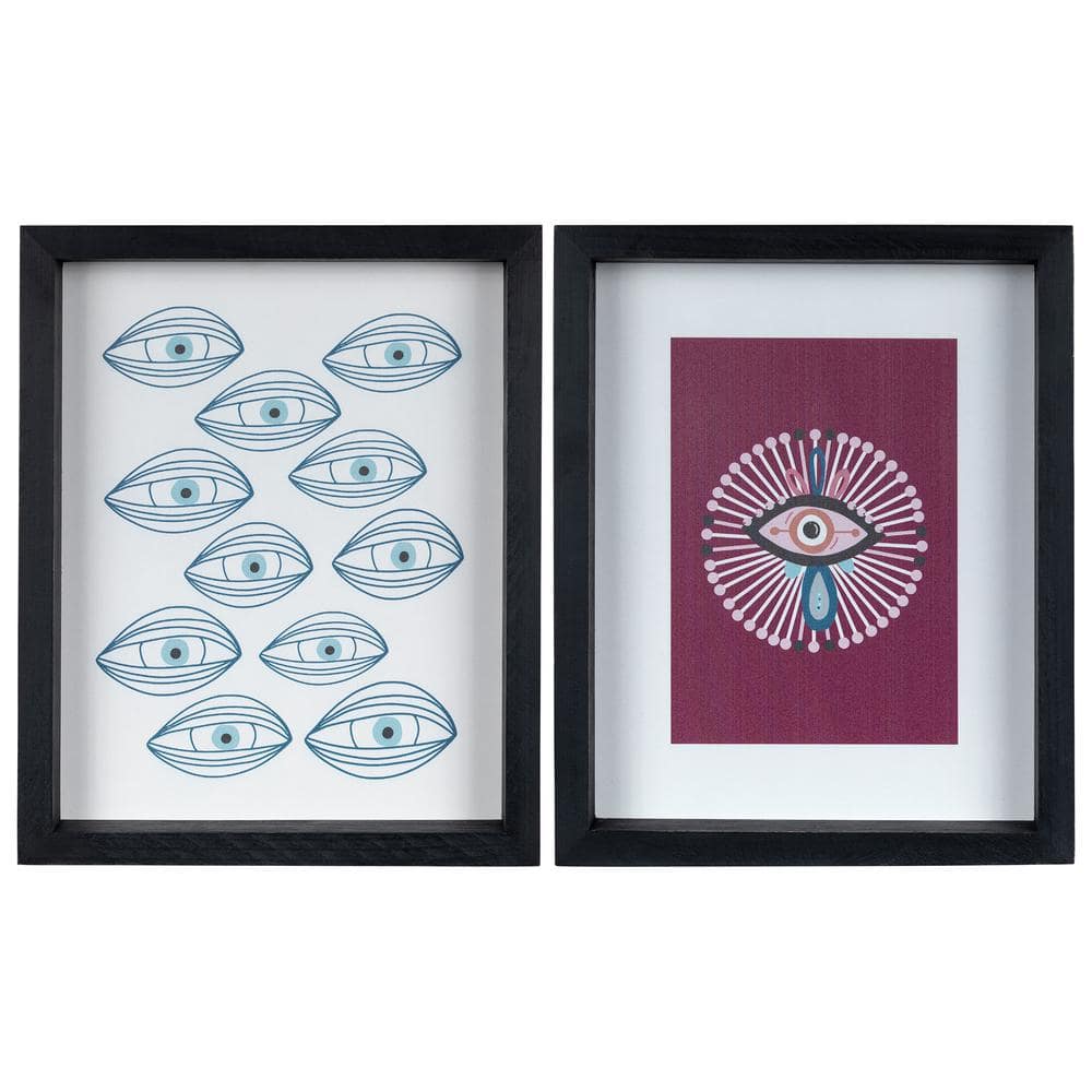 Stratton Home Decor Eyes on You Framed Wall Art (Set of 2) S36915 - The ...