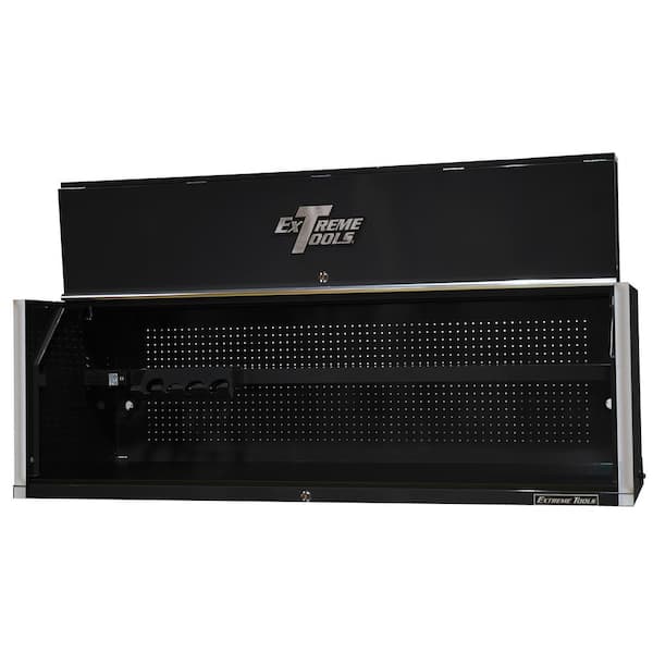 Extreme Tools RX Series 72 in. 0-Drawer Extreme Power Workstation Hutch in Black