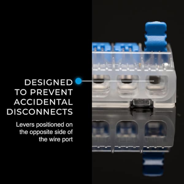 IDEAL - In-Sure Lever Wire Connector, 12 AWG, 3-Port Bag of 10