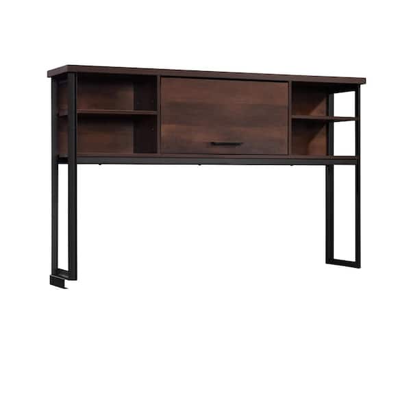 Briarbrook Barrel Oak Hutch with Flip-up Door and Adjustable Shelves