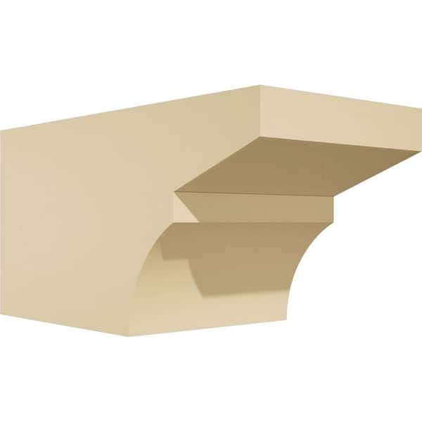 Ekena Millwork Standard Monterey 6 in. W x 6 in. H x 12 in. D Polyurethane Rafter Tail Outlooker